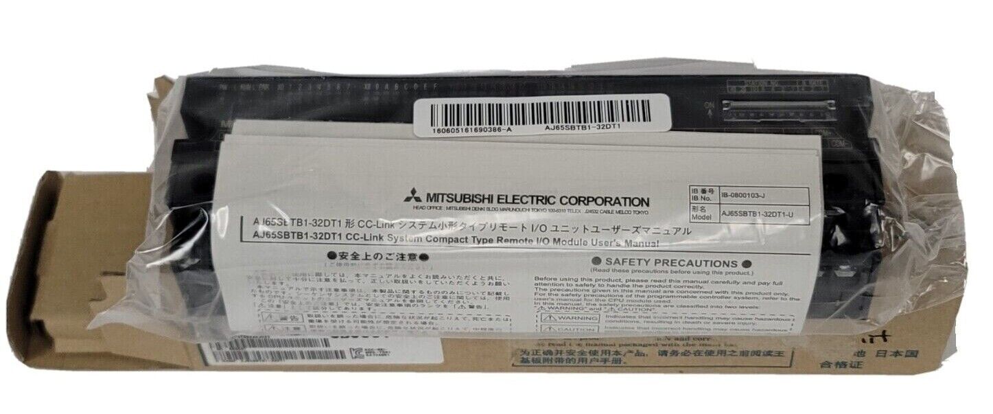 NEW MITSUBISHI AJ65SBTB1-32DT1 FAST SWITCH I/O MODULE CC-Link AJ65SBTB132DT1