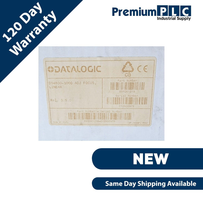 NEW DATALOGIC DS4800-1000 LINEAR BARCODE SCANNER 931061318 DS4800 DS48001000