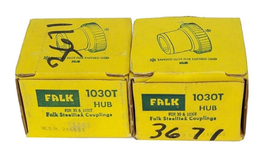 LOT OF 2 NEW FALK 1030T HUBS FOR 30 & 1030T Steelflex COUPLINGS