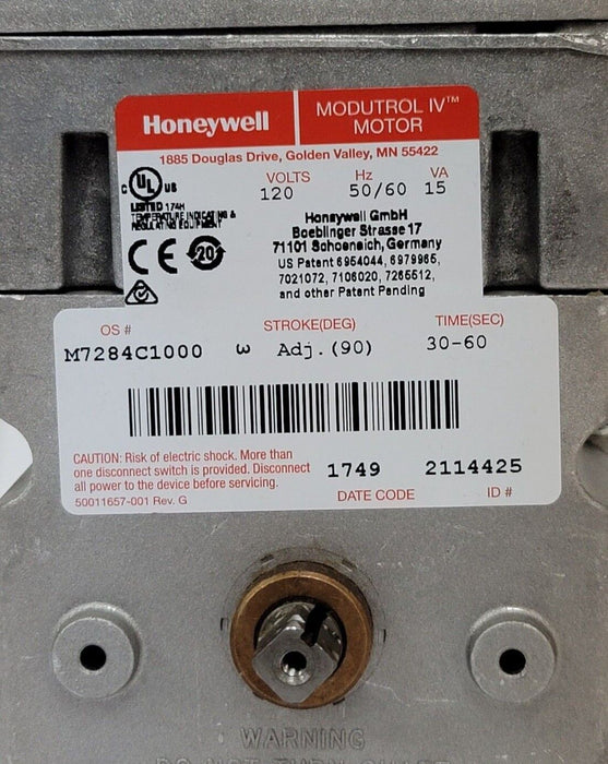 NEW HONEYWELL M7284C-1000 MODULATOR MOTOR 120V 50/60Hz M7284C1000