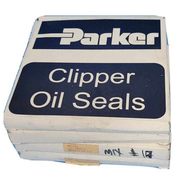 LOT OF 4 NIB PARKER 1QTR14 OIL SEALS BLACK