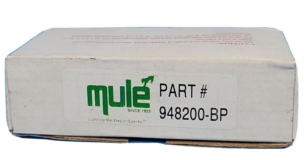NIB MULE LIGHING INC. 948200-BP FIXTURE EXIT RETROFIT KIT 120VAC 60HZ 1.4W 2PK