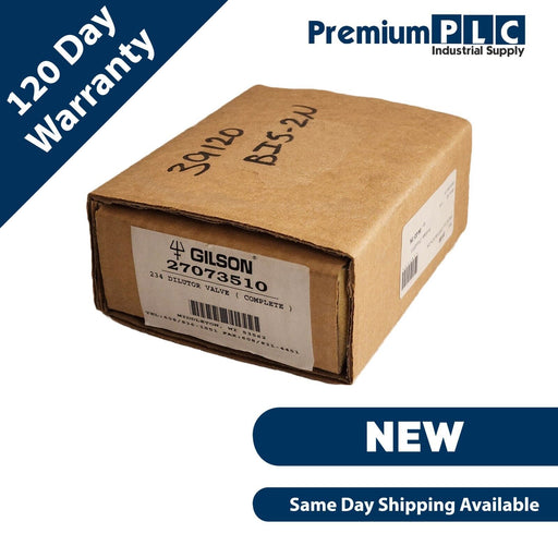 NEW GILSON 27073510, 234 DILUTOR VALVE (COMPLETE)
