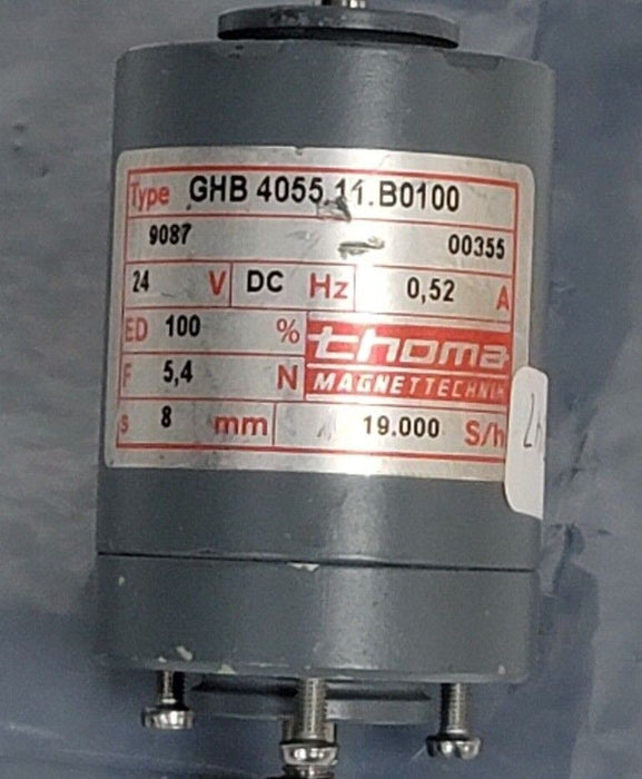 THOMA MAGNETTECHNIK GHB 4055.11.B0100 ROTATING SHAFT SOLENOID GHB405511B0100