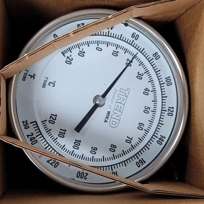 NEW TREND INSTRUMENTS WIKA MODEL 52 5'' BIMETAL THERMOMETER 1/2''NPT