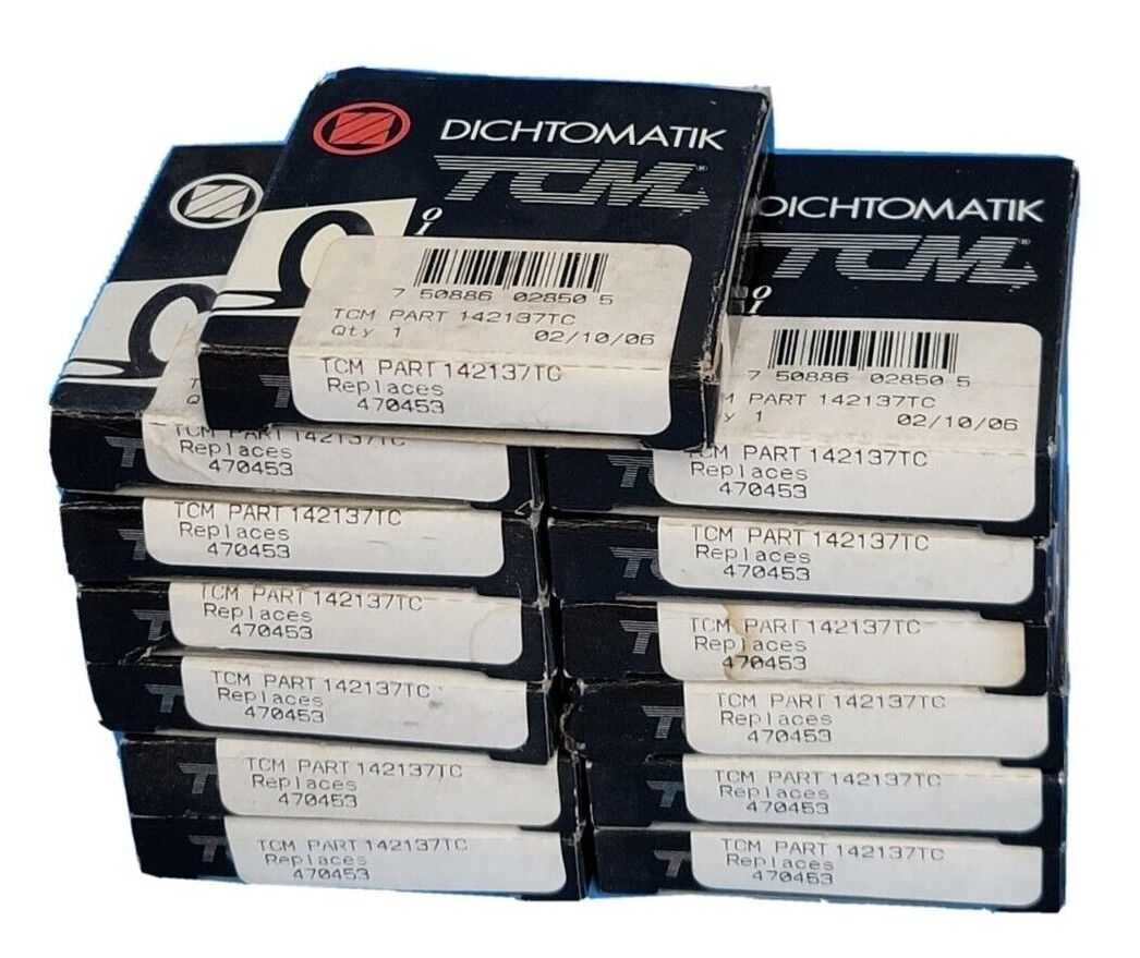 LOT OF 13 NIB TCM 142137TC OIL SEALS 36.5X54.08X.312MM