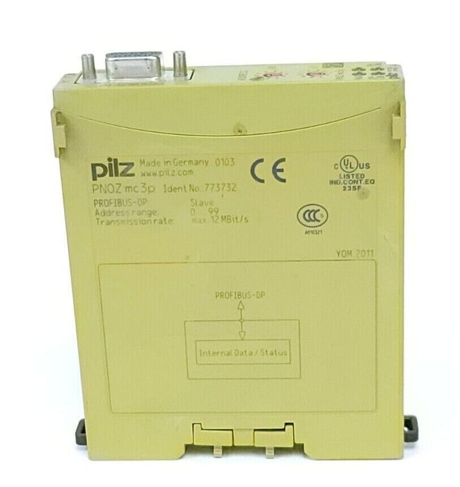 PILZ PNOZ mc3p PROFIBUS SLAVE MODULE 773732 PNOZMC3P