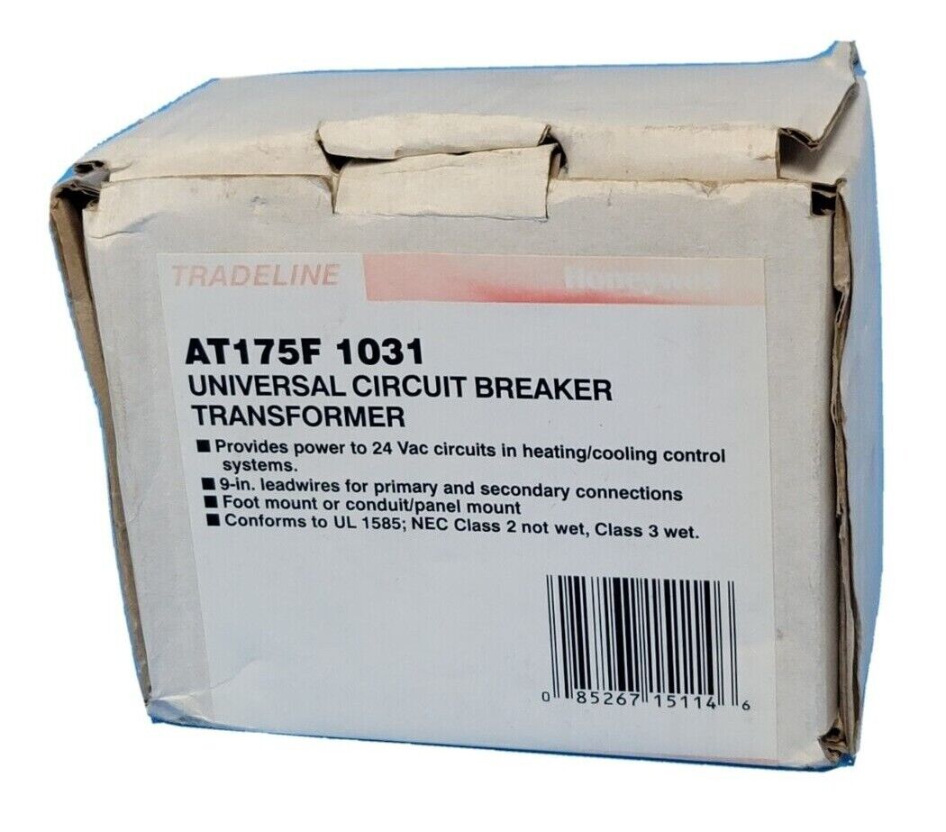 NEW TRADELINE HONEYWELL AT175F-1031 CIRCUIT BREAKER TRANSFORMER AT175F1031