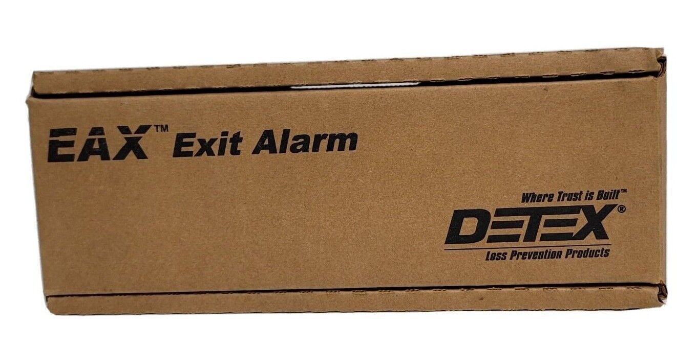 NEW DETEX EAX-500 EAX EXIT ALARM W/ 9V BATTERY GRAY 102600-1 EAX500
