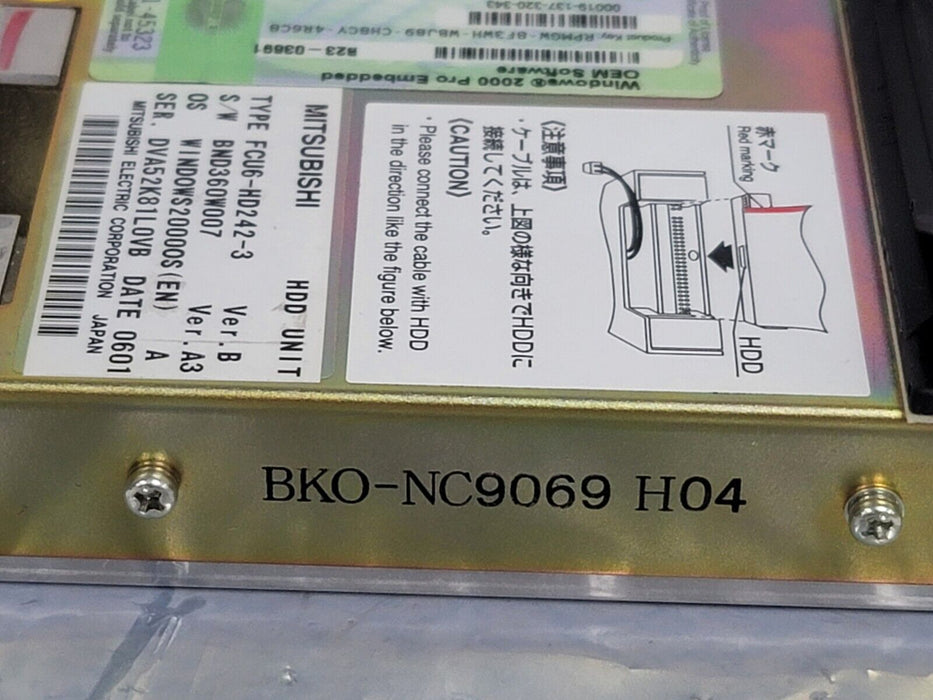 MITSUBISHI FCU6-HD242-3 HARD DRIVE HDD UNIT CNC