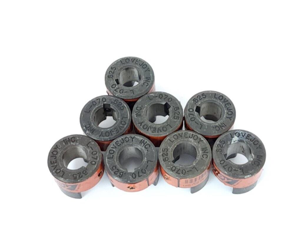 LOT OF 8 LOVEJOY 68514410424 L-070 .625 JAW COUPLINGS