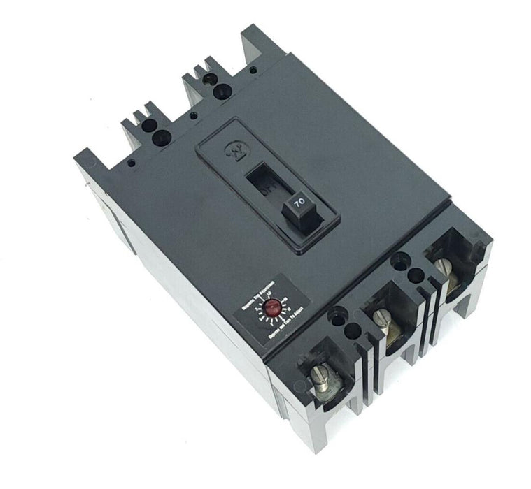 NEW WESTINGHOUSE 2606D95G31 CIRCUIT BREAKER 3P 70A 600VAC FB BKR MAG ONLY