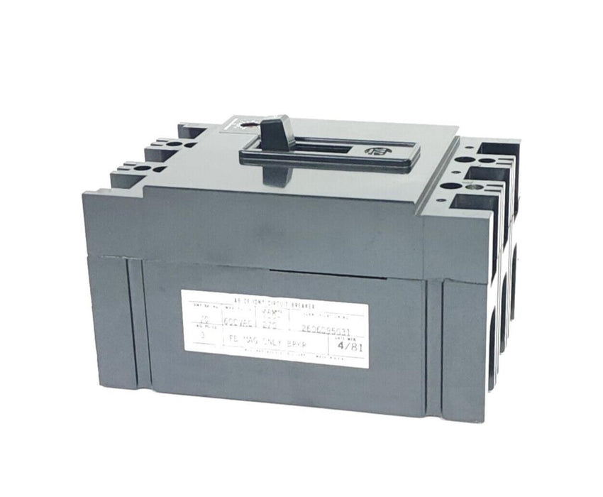 NEW WESTINGHOUSE 2606D95G31 CIRCUIT BREAKER 3P 70A 600VAC FB BKR MAG ONLY