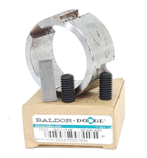 NIB BALDOR DODGE 117177 EXT BORE BUSHING 2012 2 1/8 KW
