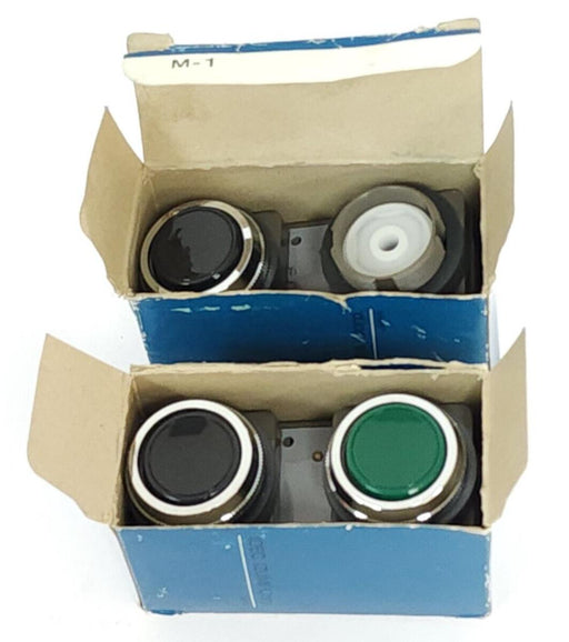 LOT OF 2 IDEC IZUMI ABBN1111 / ABBN1120 PUSHBUTTON STATIONS SERIES N