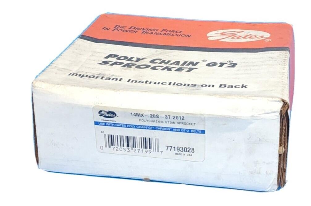 NEW GATES 14MX-28S-37 / 14MX28S37 POLY CHAIN GT2 SPROCKET