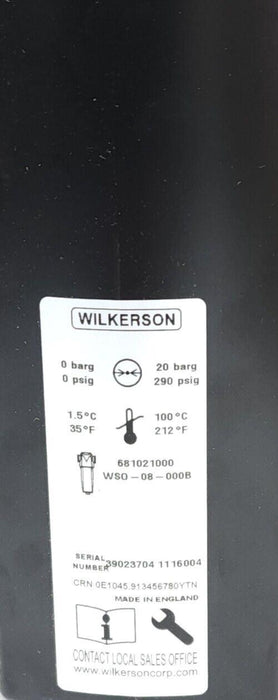 NEW WILKERSON WS0-08-000B / WS008000B CONDENSATE SEPARATOR 1'' NPT