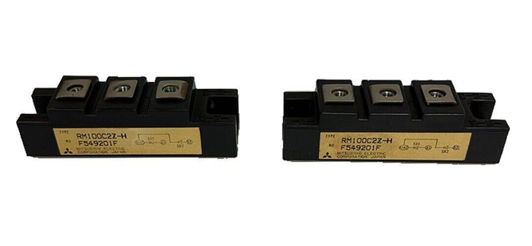 LOT OF 2 MITSUBISHI ELECTRIC RM100C2Z-H / RM100C2ZH POWER MODULE F549201F