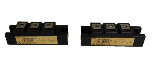 LOT OF 2 MITSUBISHI ELECTRIC RM100C2Z-H / RM100C2ZH POWER MODULE F549201F