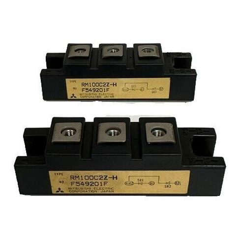 LOT OF 2 MITSUBISHI ELECTRIC RM100C2Z-H / RM100C2ZH POWER MODULE F549201F