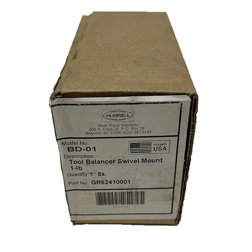 NEW SEALED HUBBELL BD-01 / BD01 TOOL BALANCER SWIVEL MOUNT 1-LB GR62410001