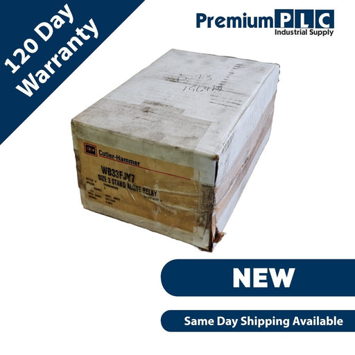 NEW CUTLER HAMMER WB33FJY7 SIZE 3 STAND ALONE RELAY 2A95040E06 MODEL: E.001