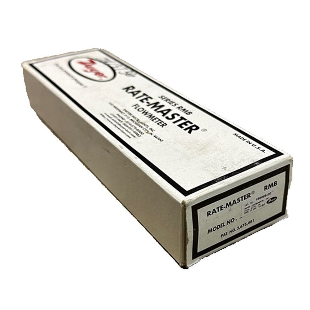 NEW DWYER 166098-00 / 16609800 SERIES RMB RATE-MASTER FLOWMETER