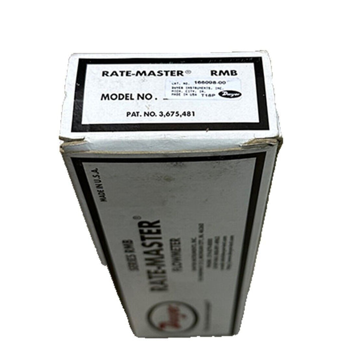 NEW DWYER 166098-00 / 16609800 SERIES RMB RATE-MASTER FLOWMETER