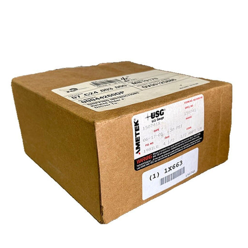 NEW AMETEK US GAUGE 150741X 4-1/2'' GLYCERINE GAUGE 150741 30PSI 1981LG