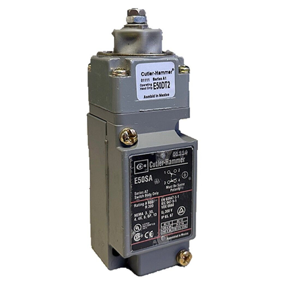 NEW CUTLER-HAMMER E50DT2 E50SA E50RA PLUG-IN LIMIT SWITCH COMPLETE