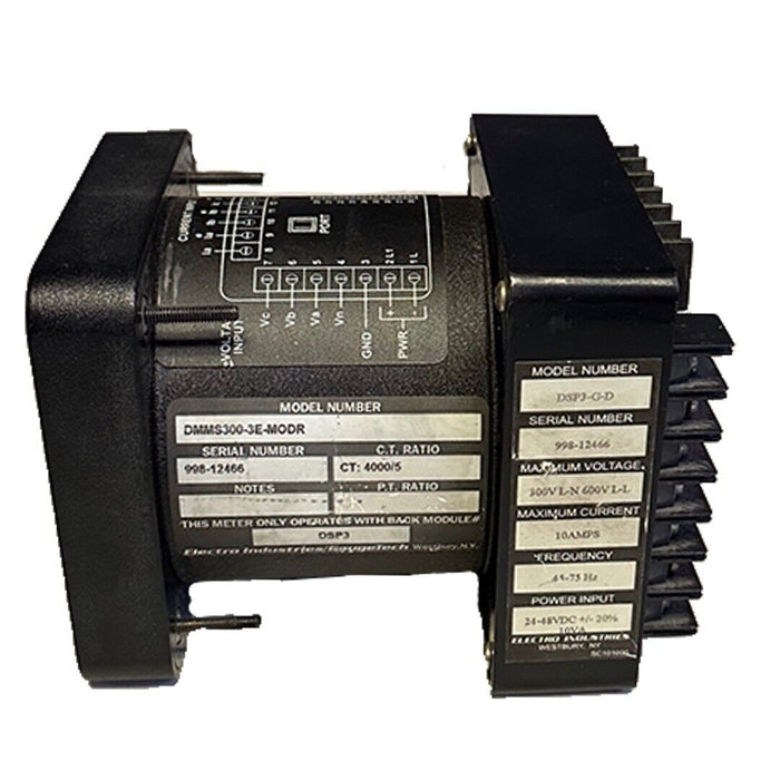 ELECTRO INDUSTRIES DMMS300-3E-MODR / DMMS3003EMODR CONVERTER METER DSP3-G-D