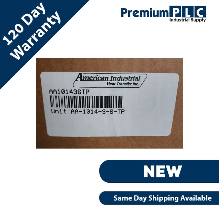 NEW AMERICAN INDUSTRIAL AA101436TP / AA-1014-3-6-TP AA SERIES HEAT EXCHANGER