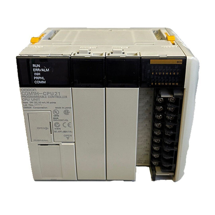 OMRON CQM1H-CPU21 / CQM1HCPU21 PROGRAMMABLE CONTROLLER CPU UNIT 24VDC 10mA