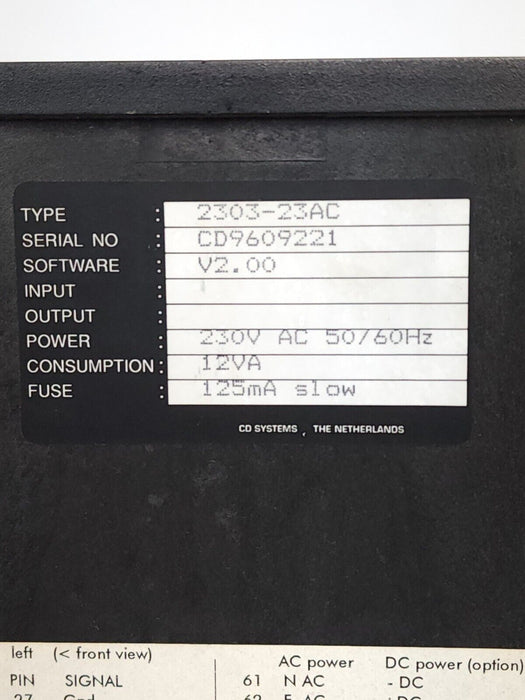 CD SYSTEMS 2303-23AC / 230323AC BAR-GRAPH PANEL METER