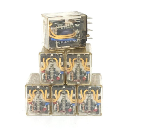 LOT OF 7 ALLEN BRADLEY 700-HC54Z24-4 RELAYS 24VDC