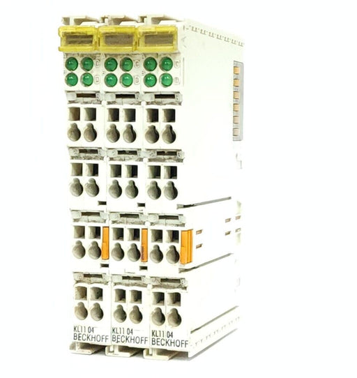LOT OF 3 BECKHOFF KL1104 DIGITAL INPUT TERMINALS 4-CHANNEL 24 VDC