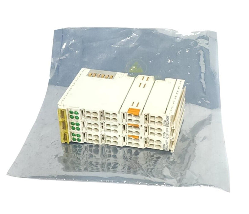 LOT OF 3 BECKHOFF KL1104 DIGITAL INPUT TERMINALS 4-CHANNEL 24 VDC