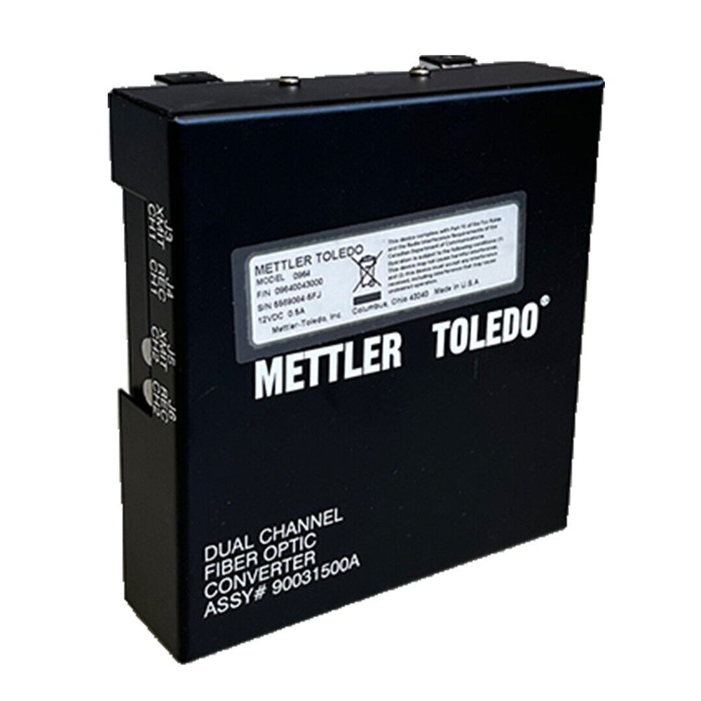 METTLER TOLEDO 0964 DUAL CHANNEL FIBER OPTIC CONVERTER 12VDC 90031500A