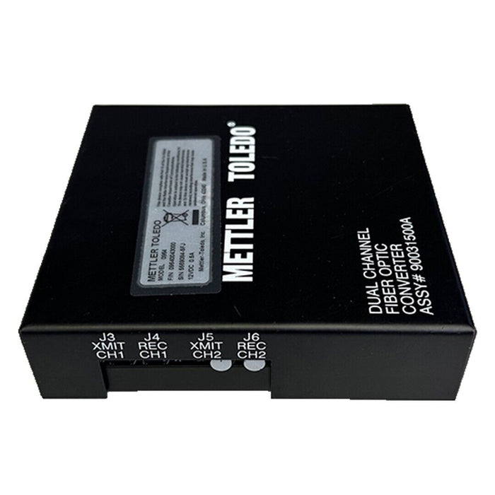 METTLER TOLEDO 0964 DUAL CHANNEL FIBER OPTIC CONVERTER 12VDC 90031500A