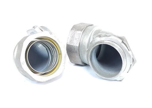 LOT OF 2 NEW HUBBELL H2009 LIQUID-TIGHT CONNECTORS OR LEXIBLE CONDUIT 2'' NPT