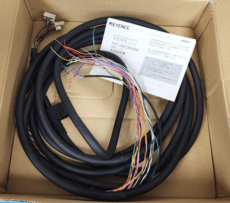 NIB KEYENCE VT-C5R1 TOUCH PANEL DISPLAY CABLE ASSEMBLY CORDSET VTC5R1