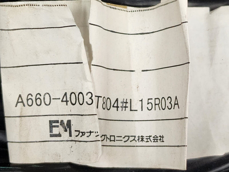 NEW FANUC A660-4003-T804 # L15R03A CABLE A6604003T804