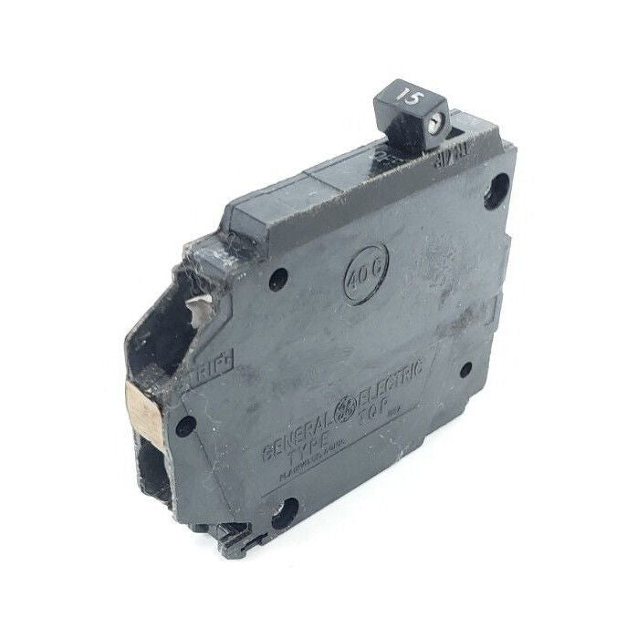 LOT OF 9 GENERAL ELECTRIC TQP115 CIRCUIT BREAKERS 15AMP 1POLE 120/240V