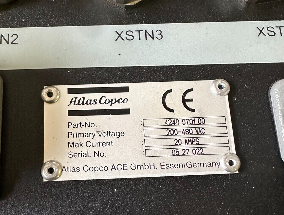 ATLAS COPCO 4240 0701 00 / 4240070100 power MACS ASSEMBLY SYSTEM 200-480VAC 20A