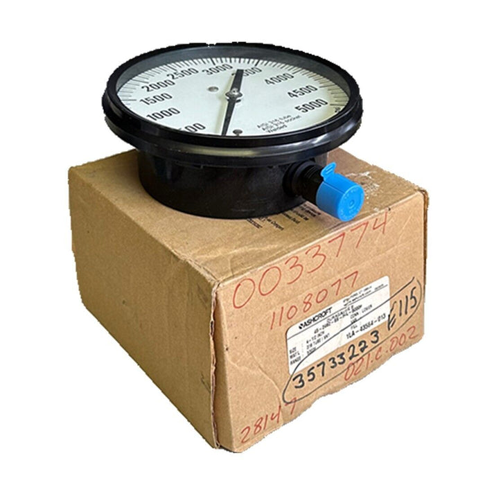 NIB ASHCROFT 45-2462SS-04L-5000# DURAGAUGE SIZE: 4-1/2'' RANGE: 5000#