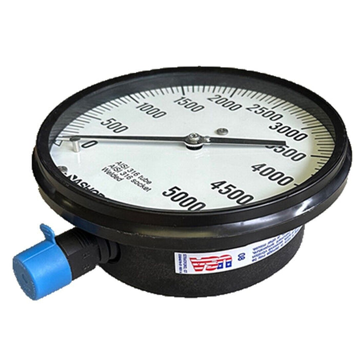 NIB ASHCROFT 45-2462SS-04L-5000# DURAGAUGE SIZE: 4-1/2'' RANGE: 5000#