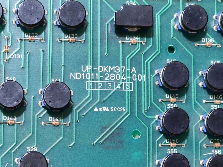 OKUMA ND1011-2804-C01 BUTTON BOARD FOR UP-OKM37-A