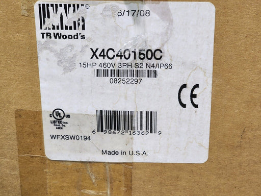 NEW TB WOODS / DANFOSS VACON X4C40150C 15HP X4 VARIABLE FREQUENCY AC DRIVE