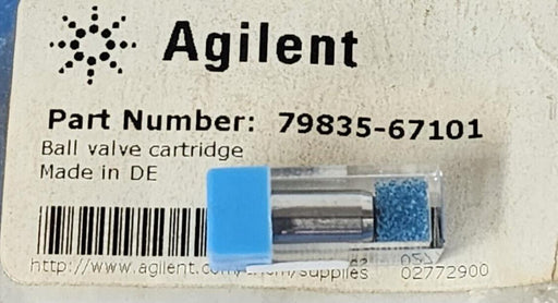 NEW AGILENT TECHNOLOGIES 79835-67101 VALVE BALL CHECK CARTRIDGE F/1090