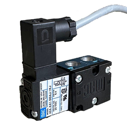 NEW MAC 45A-AA1-DDAJ-1KJ / 45AAA1DDAJ1KJ SOLENOID VALVE 24VDC PRE-WIRED